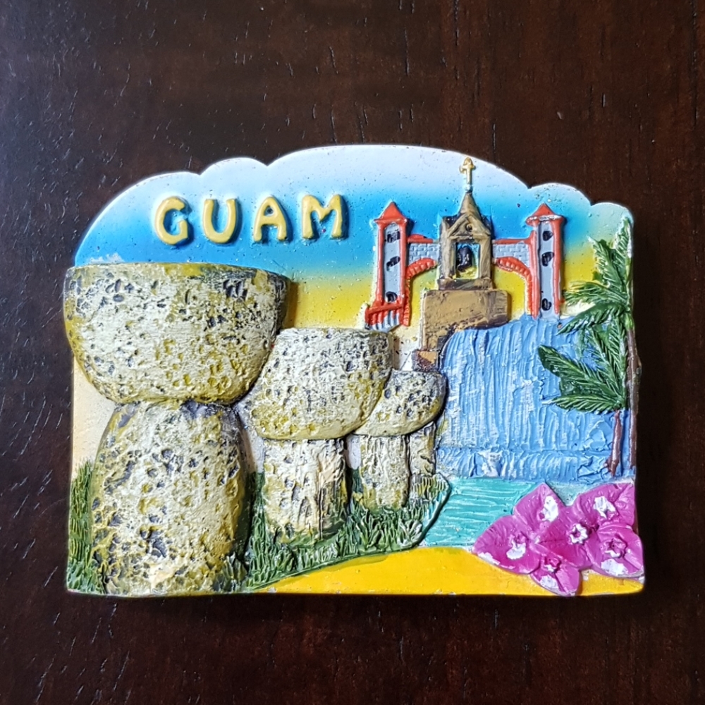 🇬🇺 Guam Latte Stone Magnet